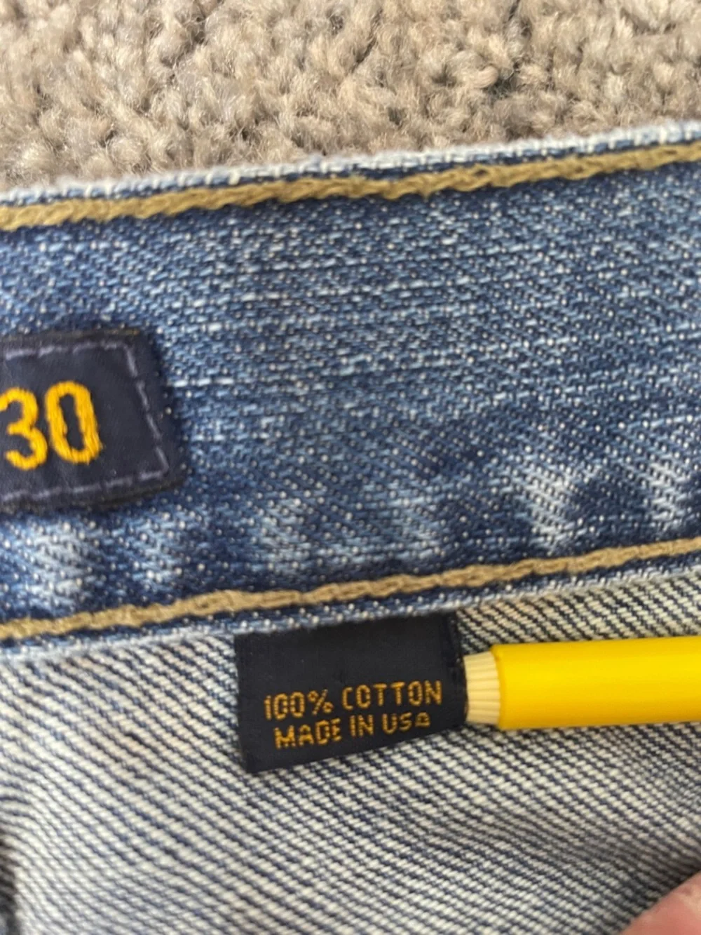 J. Crew Jeans All Cotton Size 34 Waist